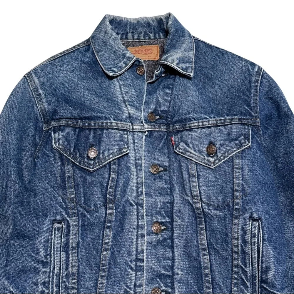 Vintage Levi’s 527 Type 3‎ Blanket Lined Denim Trucker Jacket Size 38
